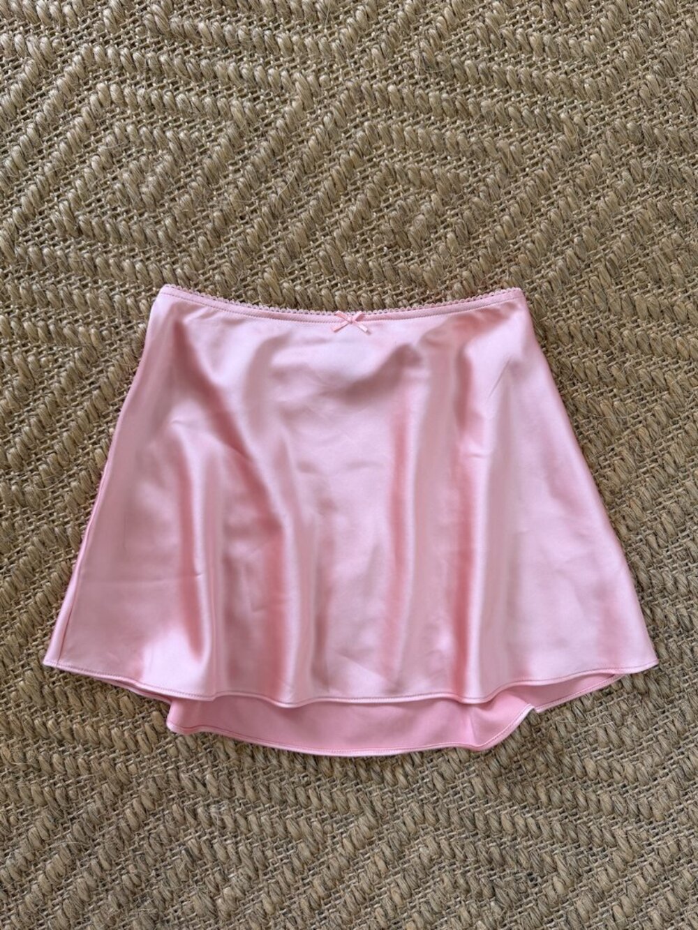 Satin Mini Skirt